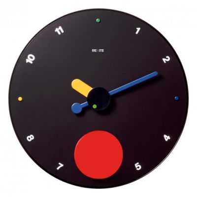 Contrattempo Wall Clock / Pendulum Rexite Black